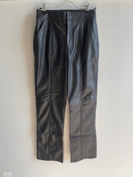 ASOS Pants - ASOS DESIGN Hourglass Premium Faux Leather Pants Black US 4 NWT